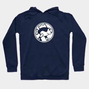 Minimal, dorky design for evolving people. Walking Fish. Hoodie